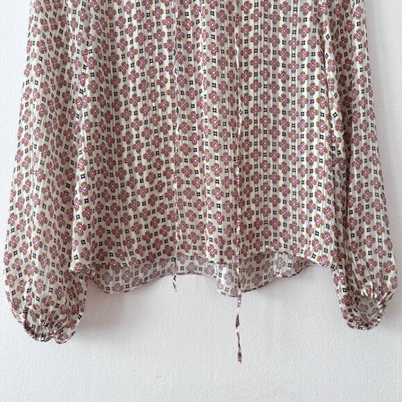 Maje Flowing Printed Jacquard Top - Picture 7 of 9
